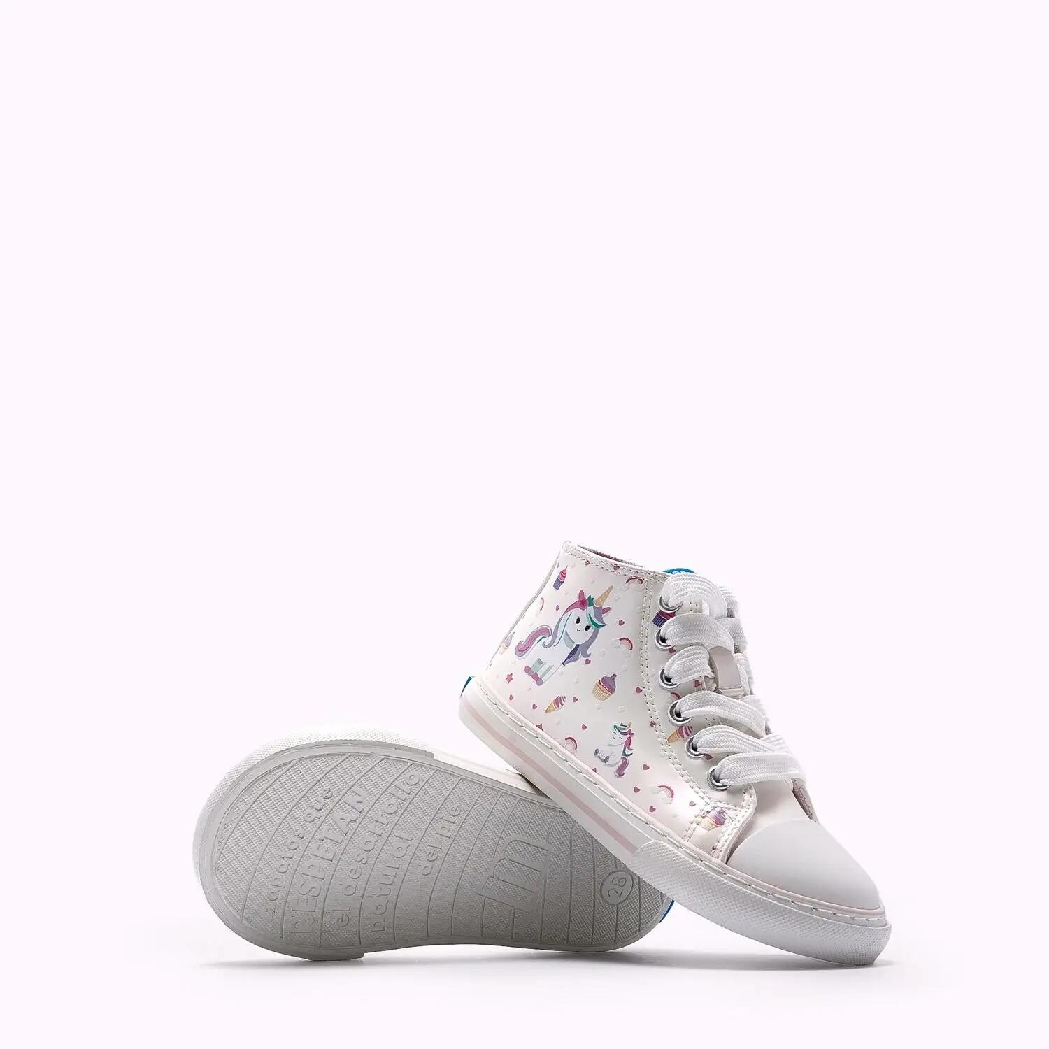 Sneakers barefoot filles MTNG KIDS Free lights blanc 6/7