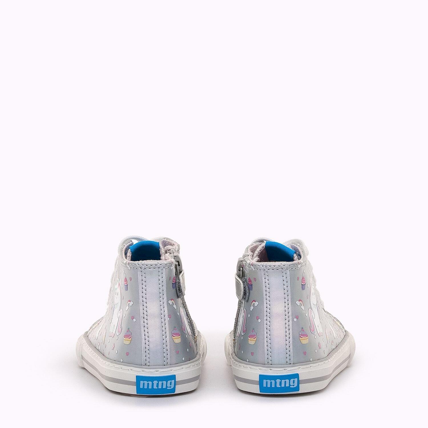 Sneakers barefoot filles MTNG KIDS Respect emi argent 5/6