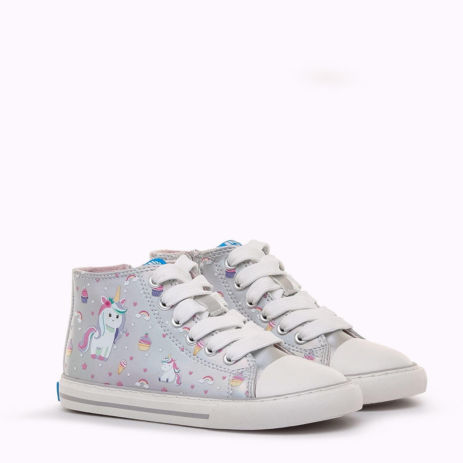 Sneakers barefoot filles MTNG KIDS Respect emi argent 4/6