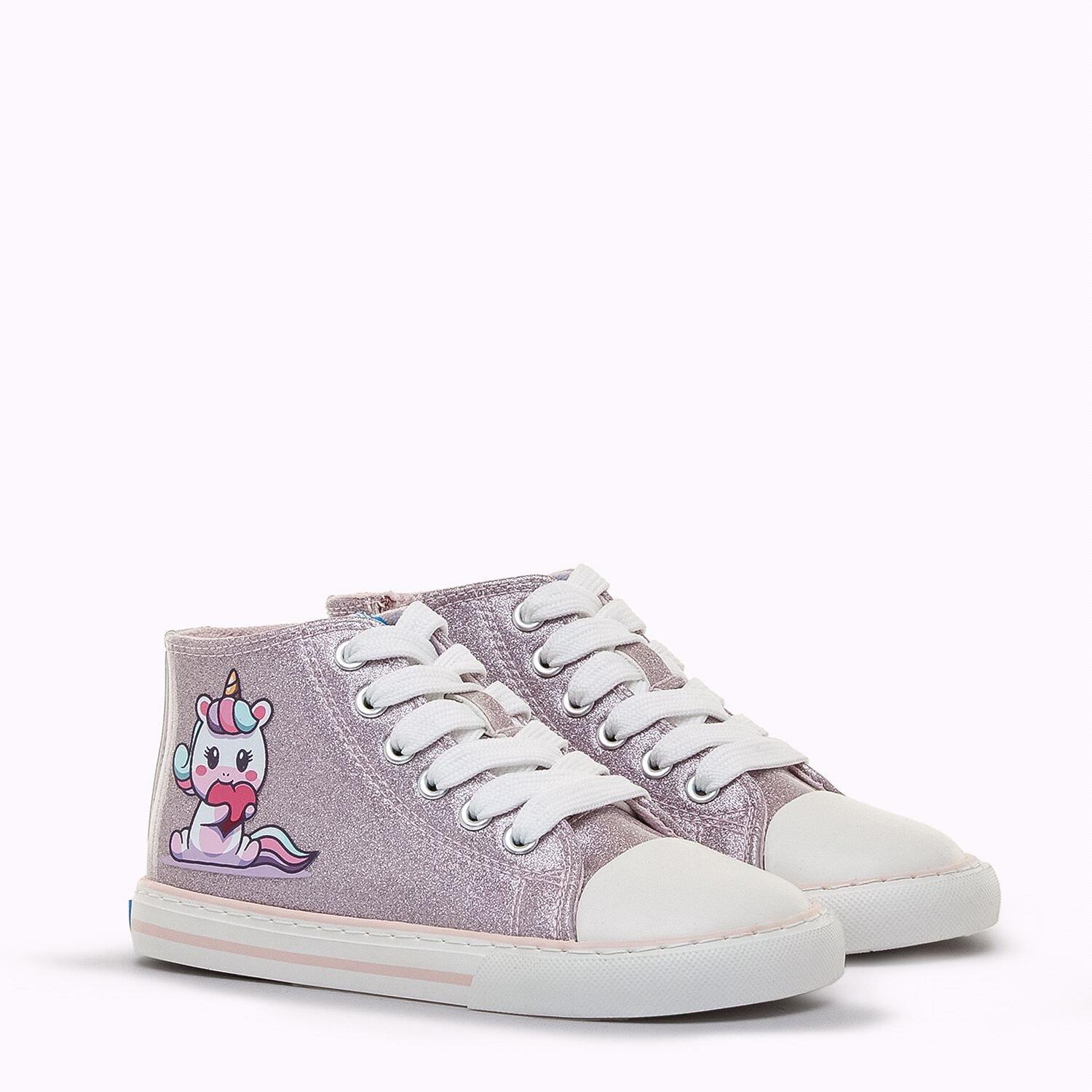 Sapatilhas menina barefoot mtng respect emi rosa 4/7