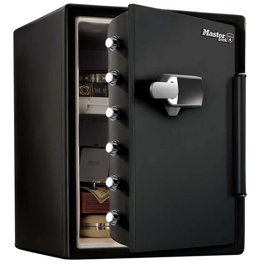 Coffre-fort ignifuge et étanche certifié, Alarme & Code, 56,5L