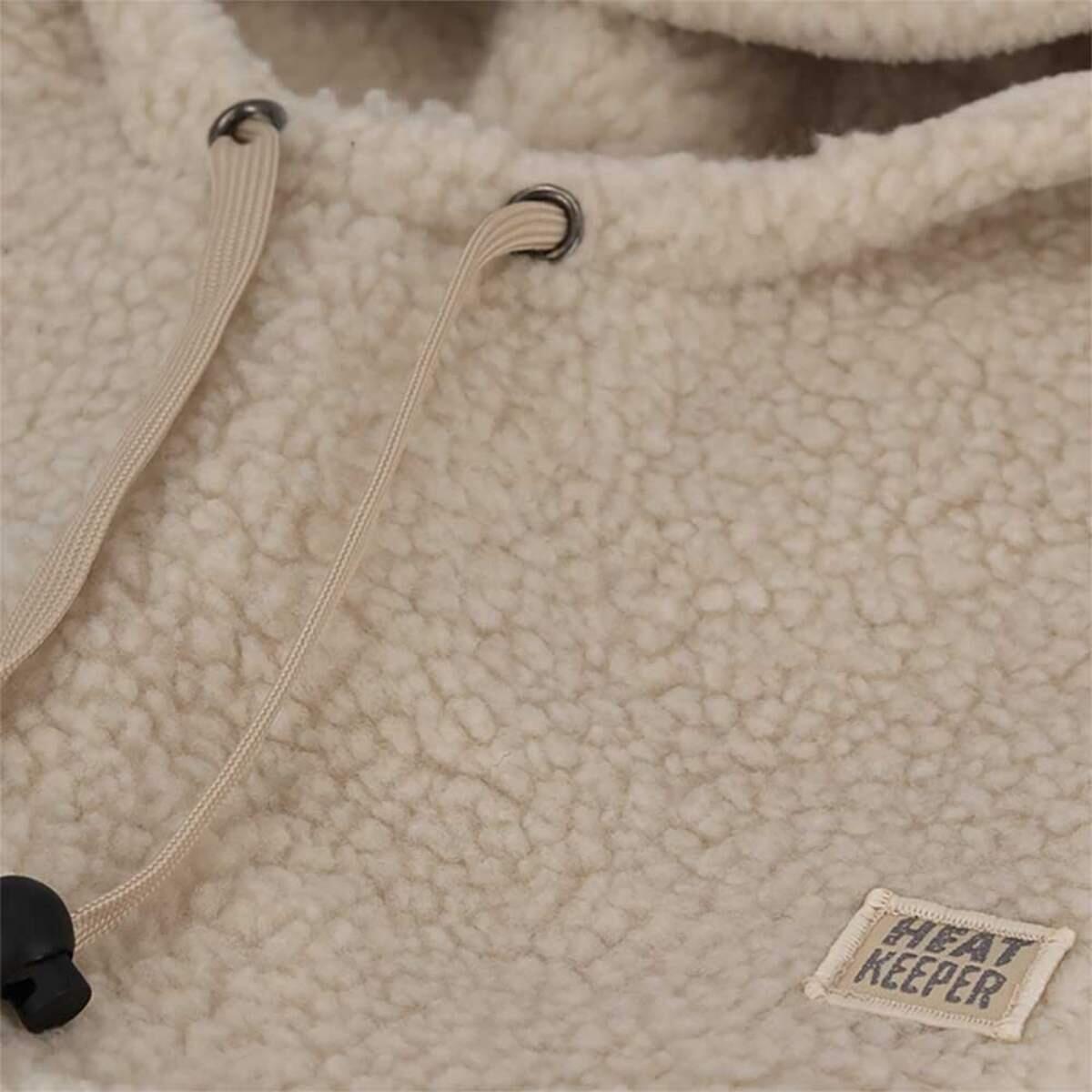 Pasamontañas Heatkeeper Teddy para mujer, blanco 4/5