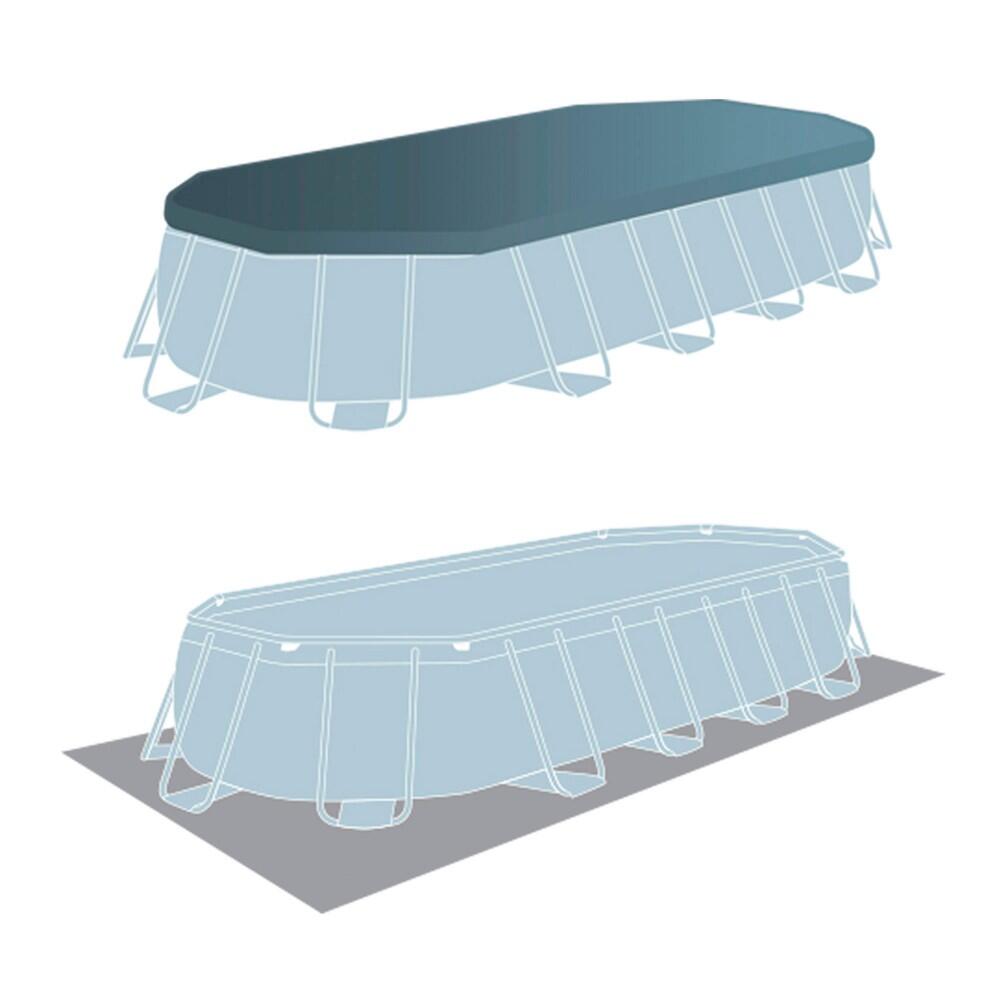Intex 26798NP - Piscina Prisma Frame ovale, Kit completo, 610x305x122 cm 5/5