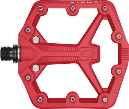 Crankbrothers Stamp 1 Gen 2 - Kleine platte pedalen Rood