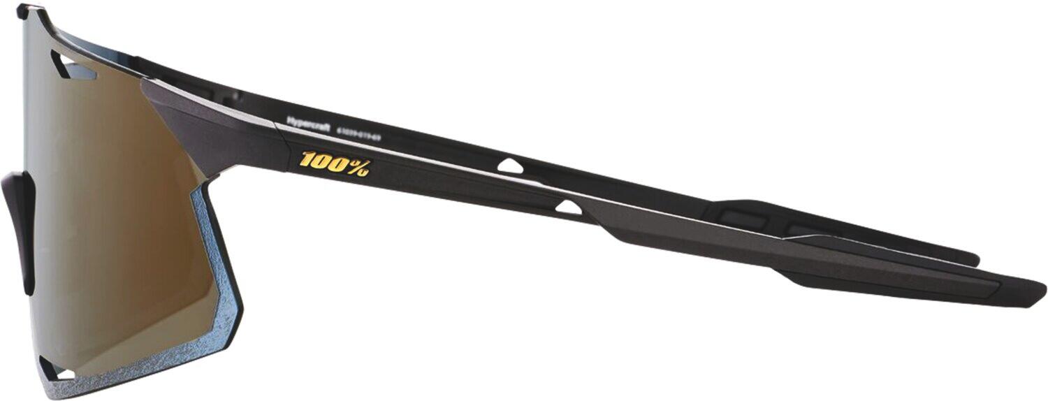 Hypercraft Matte Black - Soft Gold Mirror Lens 3/3
