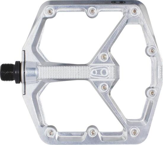 Crankbrothers Stamp 7 Large - Silver Edition Flat Pedals Hoogglans Zilver