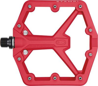 Crankbrothers stamp 1 gen 2 - grote vlakke pedalen rood