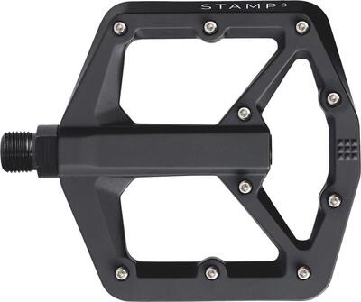Stamp 3 kleine zwarte magnesium pedalen