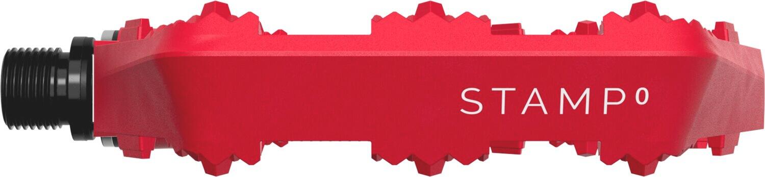 Pedal Stamp 0 large rosso 3/4