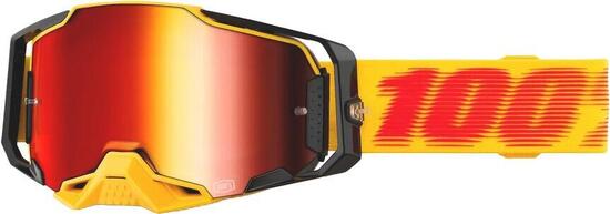 Masque 100% Armega Tetsu/Verre Mirror Red