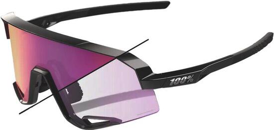 Slendale Gloss Black - Photochromic Purple Mirror
