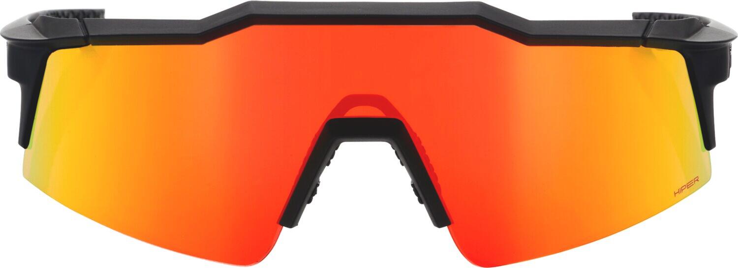 Glasses Speedcraft SL Soft Tact Black-HiPER Red Multilayer Mirror Lens 2/4