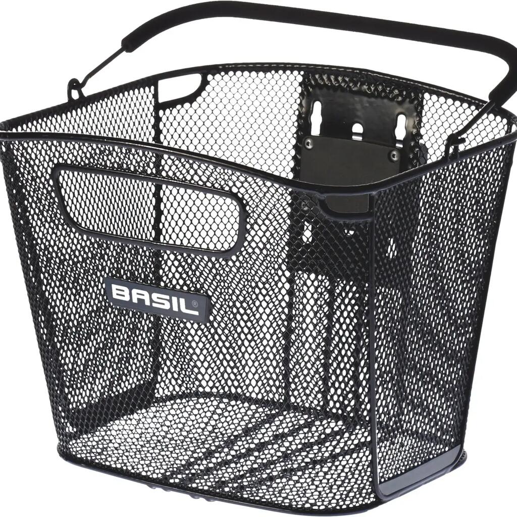 Bold front KF front basket, black