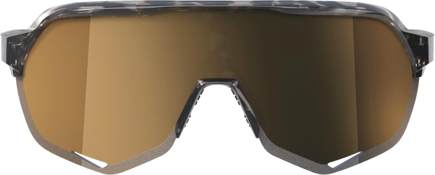 Brille S2 - Gloss Black Havana - Soft Gold Mirror Lens 2/5