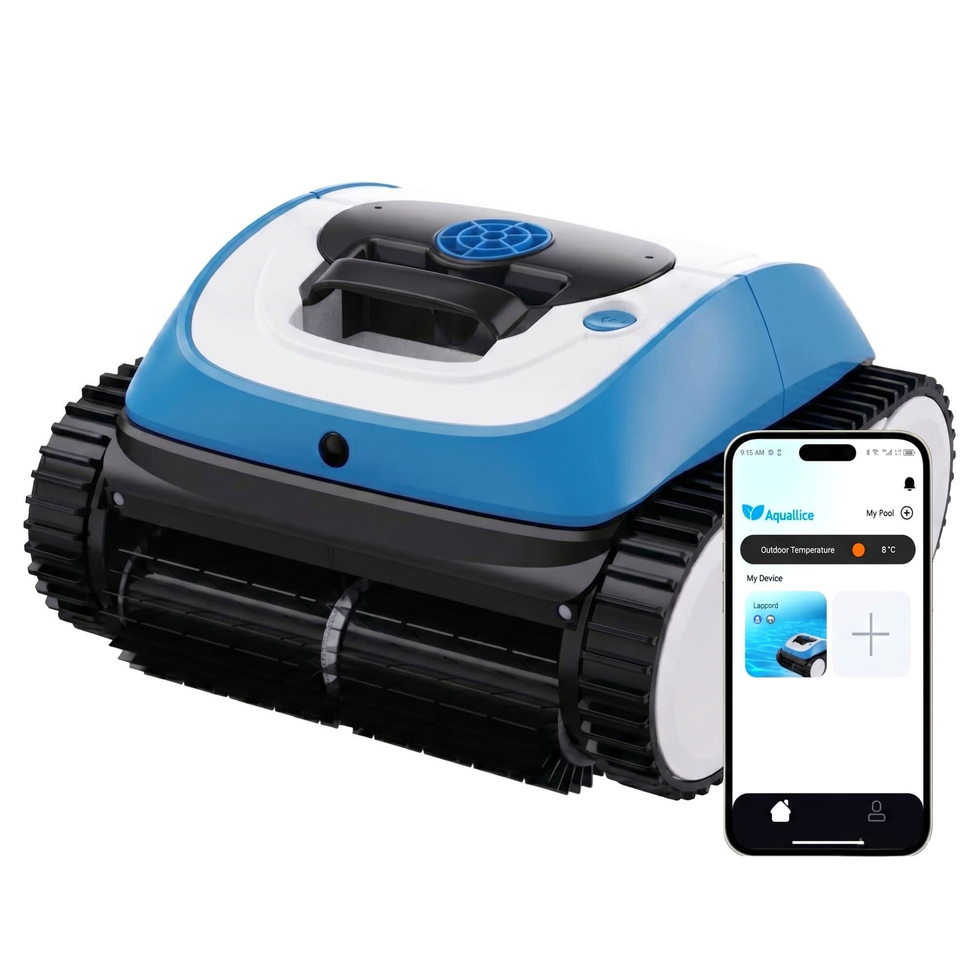 Robot limpiafondos piscina Connect Plus Leopard Batería Giroscopio App 3m 1/7