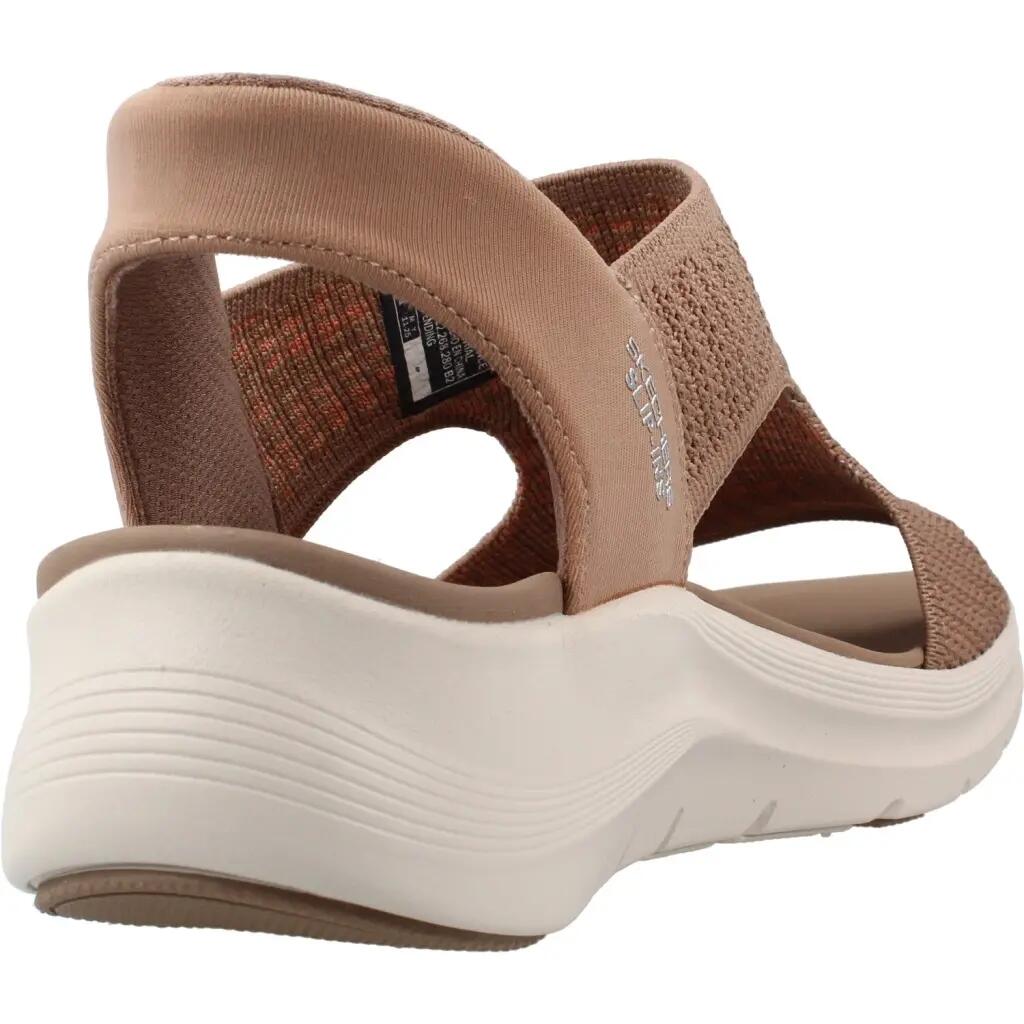Sandały SKECHERS 119466S Brązowy 3/5