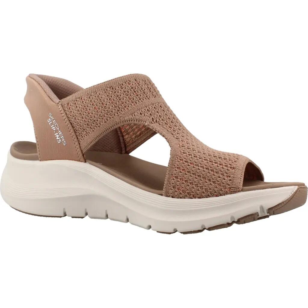 Sandały SKECHERS 119466S Brązowy 5/5
