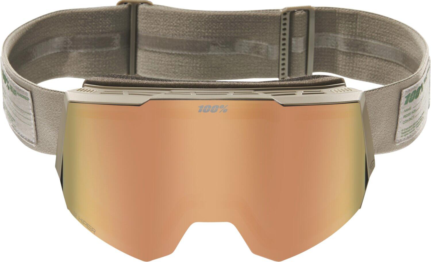 Snowcraft Hiper Goggle Cemento - Lente a Specchio Rame 3/3