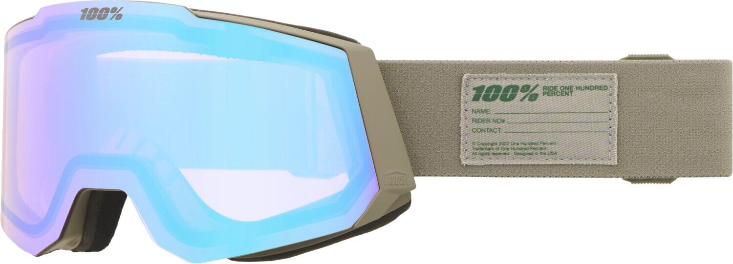 Snowcraft Hiper Goggle Cemento - Lente a Specchio Rame 2/3