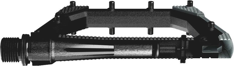 Par de pedales planos Crankbrothers Stamp Evo - Grande, plateados 3/7