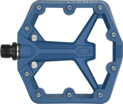 Crankbrothers stamp 1 gen 2 - kleine platte pedalen blauw