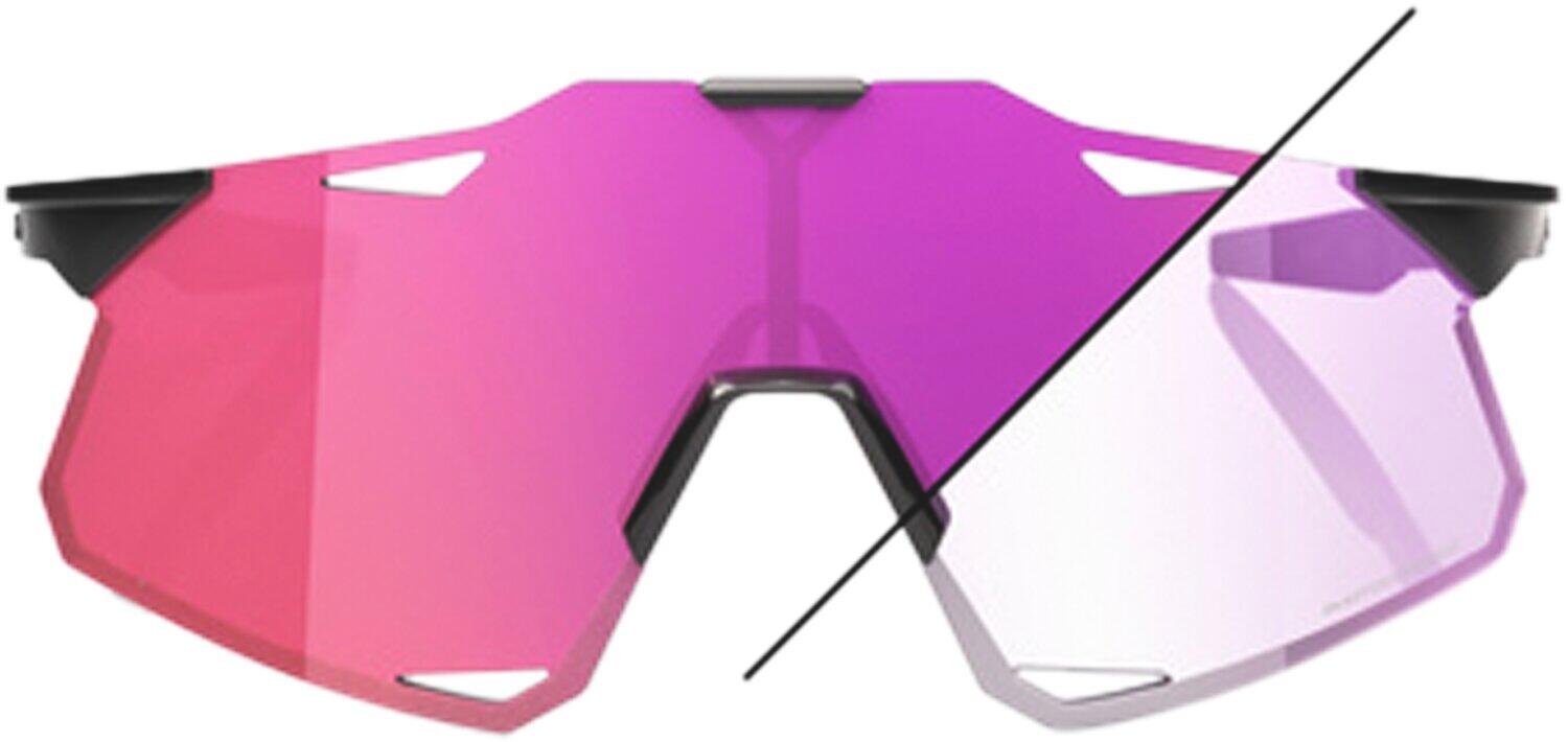 Lunettes Hypercraft - Gloss Black - Purple Mirror Photochromic Lens 2/5