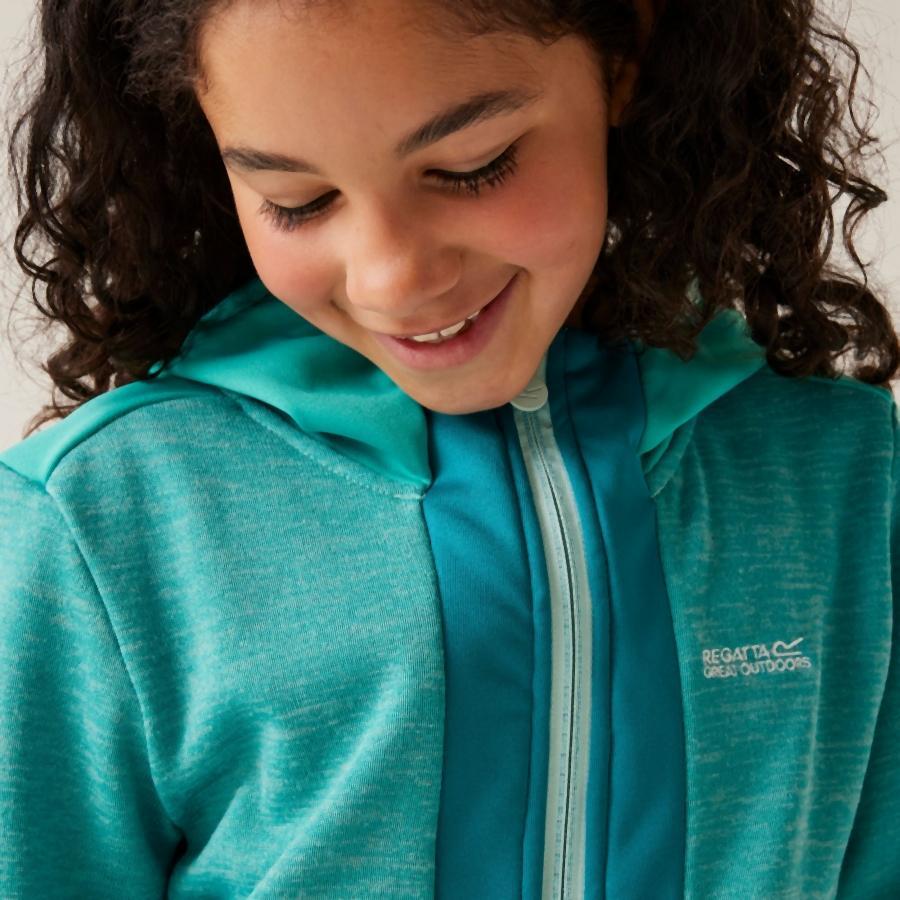 Sweatshirt à capuche full zip enfant Regatta Dissolver X 2/5