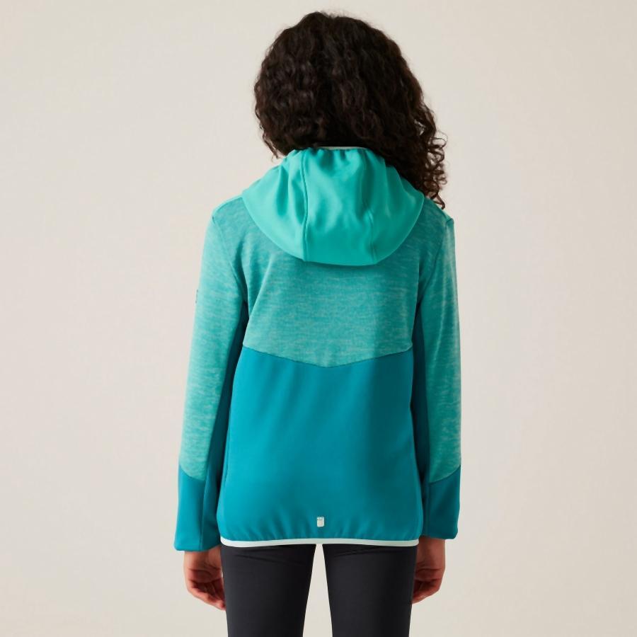 Dziecięca bluza z kapturem z pełnym zamkiem błyskawicznym Regatta Dissolver X