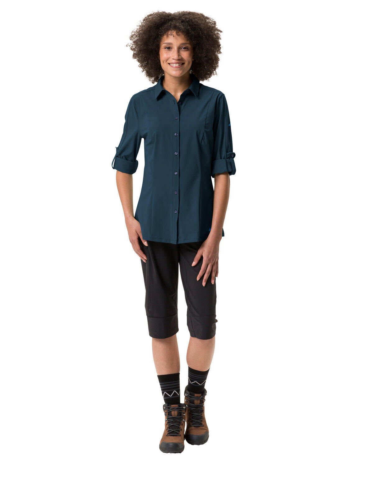 Camisa de mangas compridas mulher VAUDE Farley Stretch 7/7
