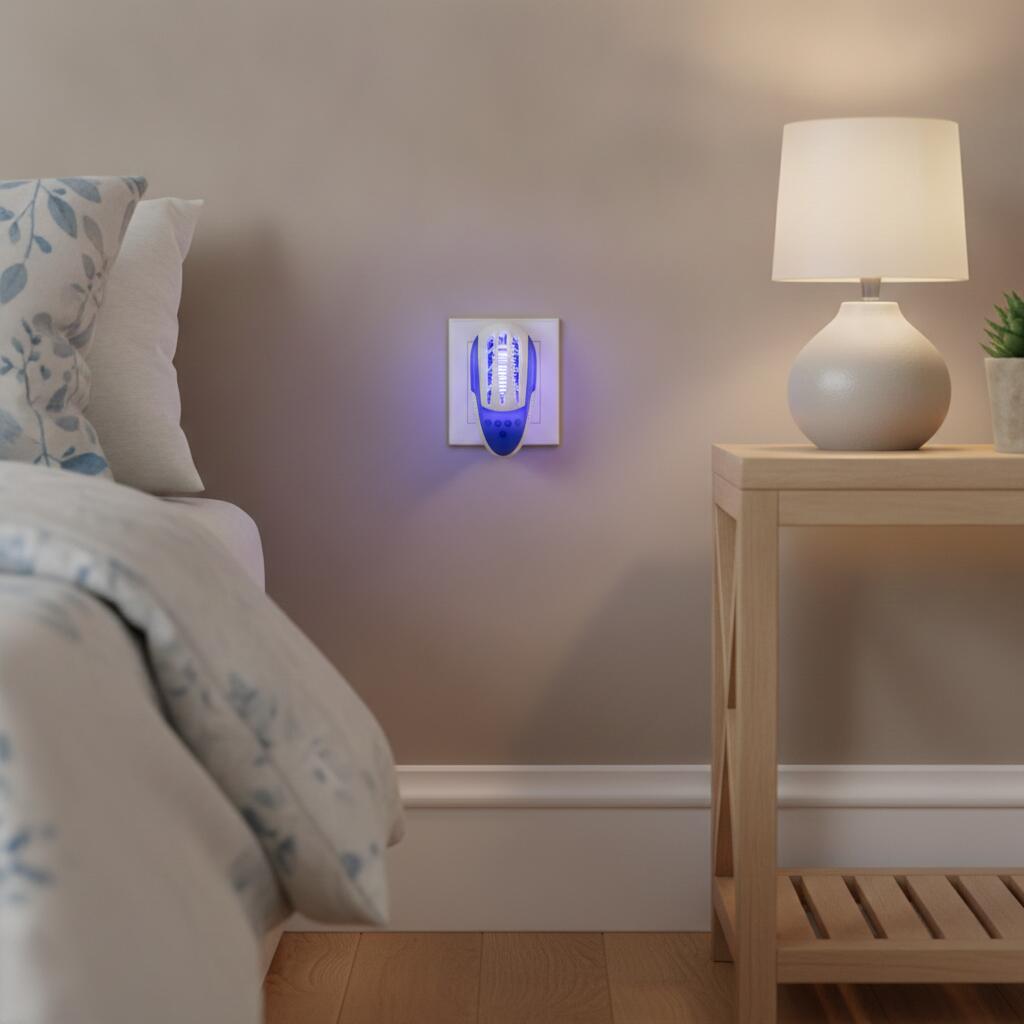 Deconet Elektryczna wtyczka na owady zestaw 2 sztuk LED 3x 0,5W 3/7