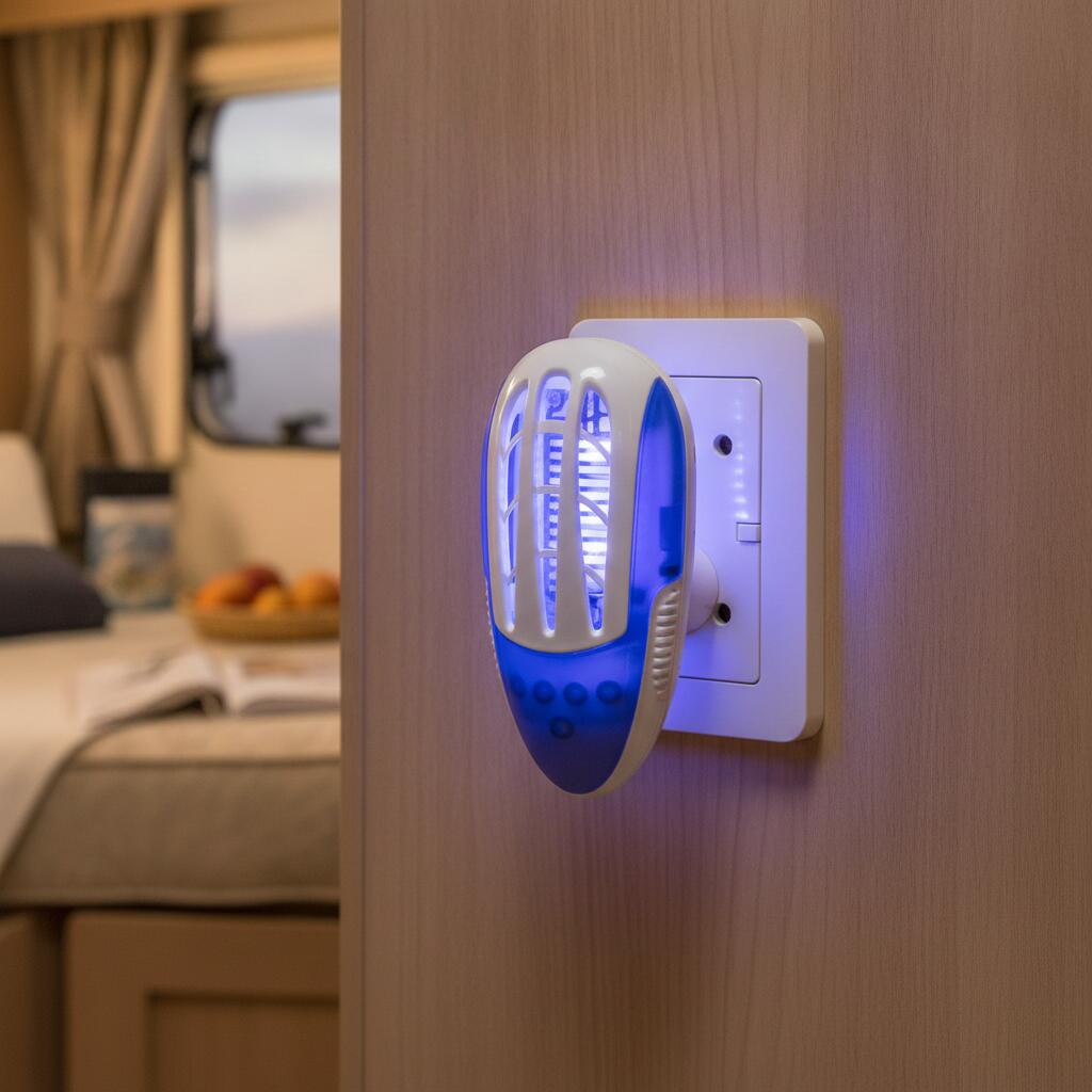 Deconet Elektryczna wtyczka na owady zestaw 2 sztuk LED 3x 0,5W 2/7