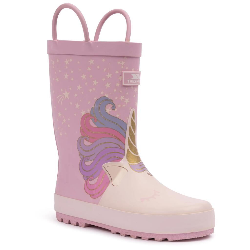 Unisex Kids Fun 3D Animal Features Wellington Boots - Character