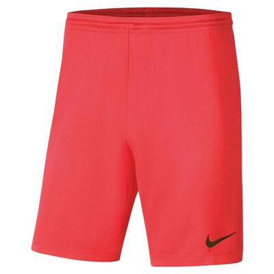 Nike dri-fit park 3 heren shorts - helder crimson/zwart - maat xl