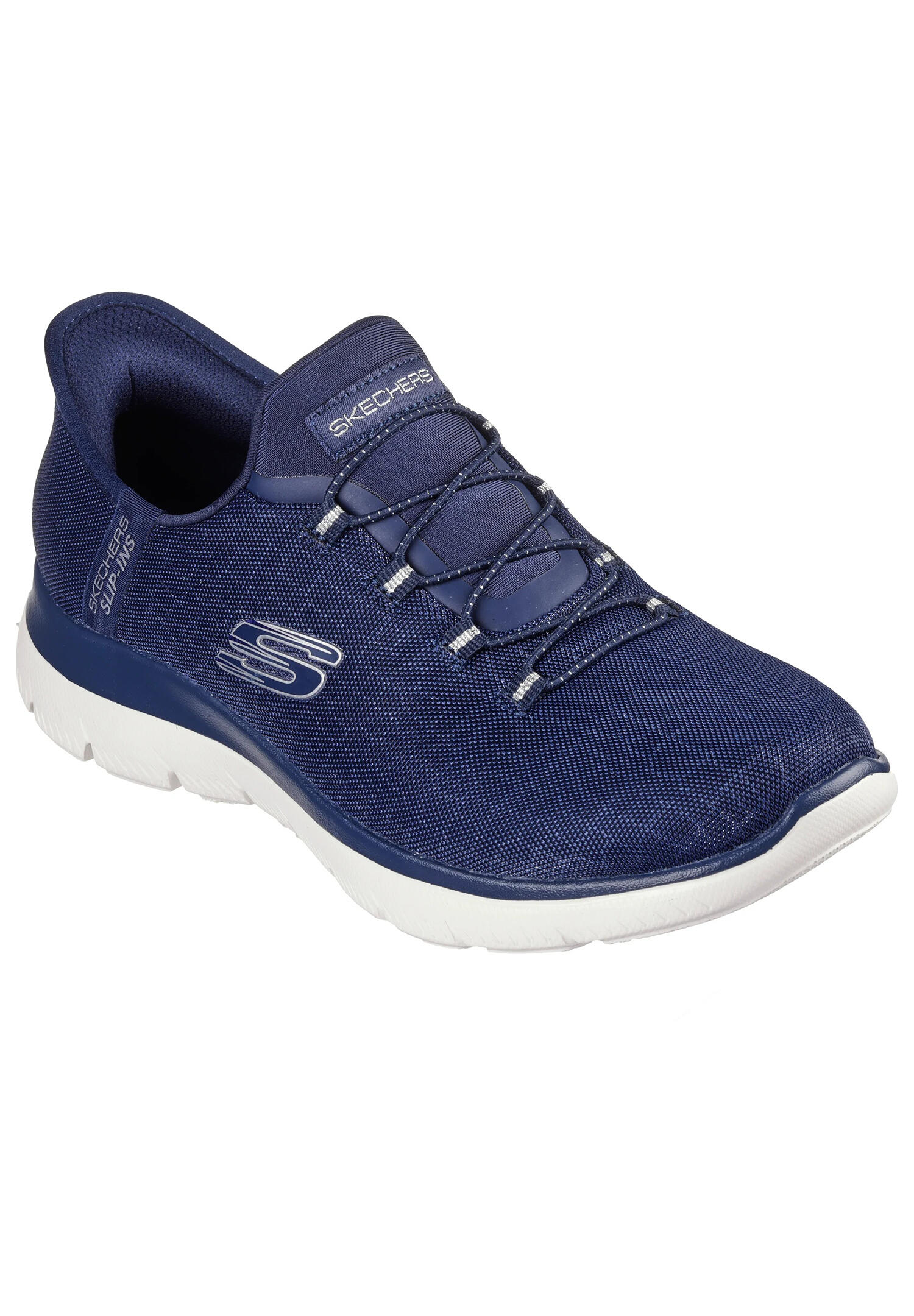 Pantofi Sport Skechers Model Summits-classy Night Slip-ins Culoare Albastru