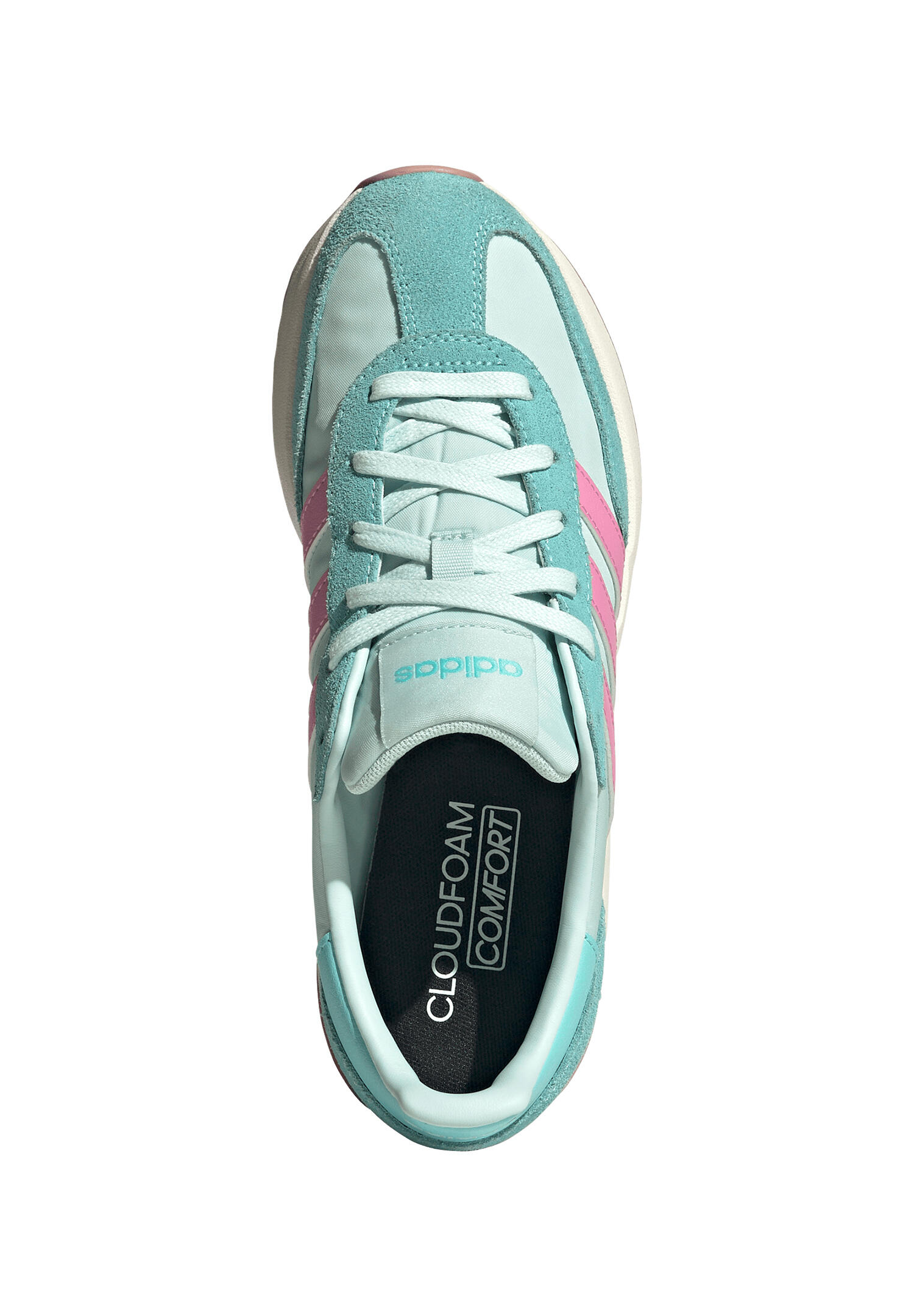 Adidas Damen Run 70s 2.0c Sneaker JR2424 Retro Sneaker  Hellblau/Pink 6/7