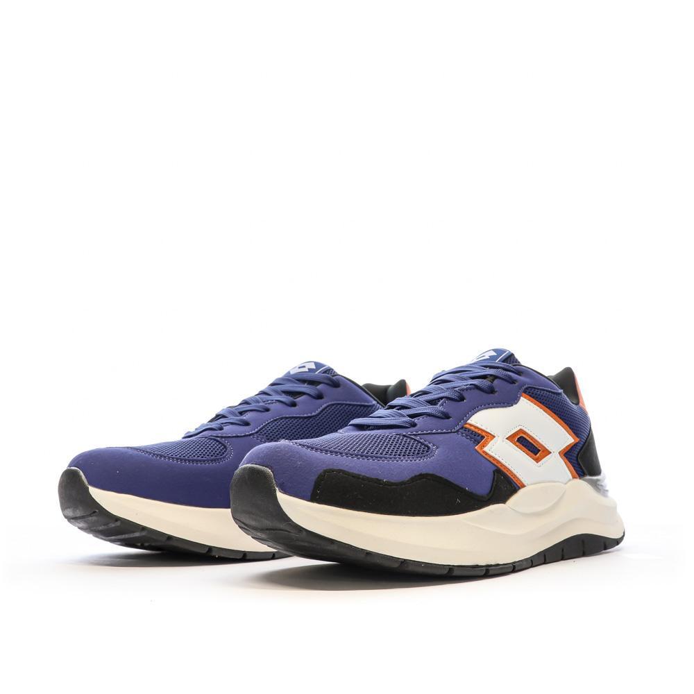 Baskets Marine/Blanches/Orange Homme Lotto Twenty6 6/7