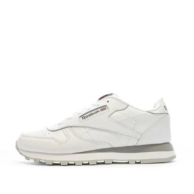 Sneakers Bianche Reebok Cl Lthr per Bambina
