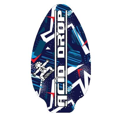 Skimboard acid drop 100 cm | blauw
