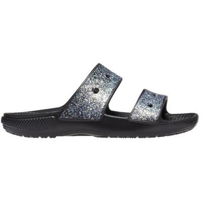 Sandalen kind crocs classic glitter zwart