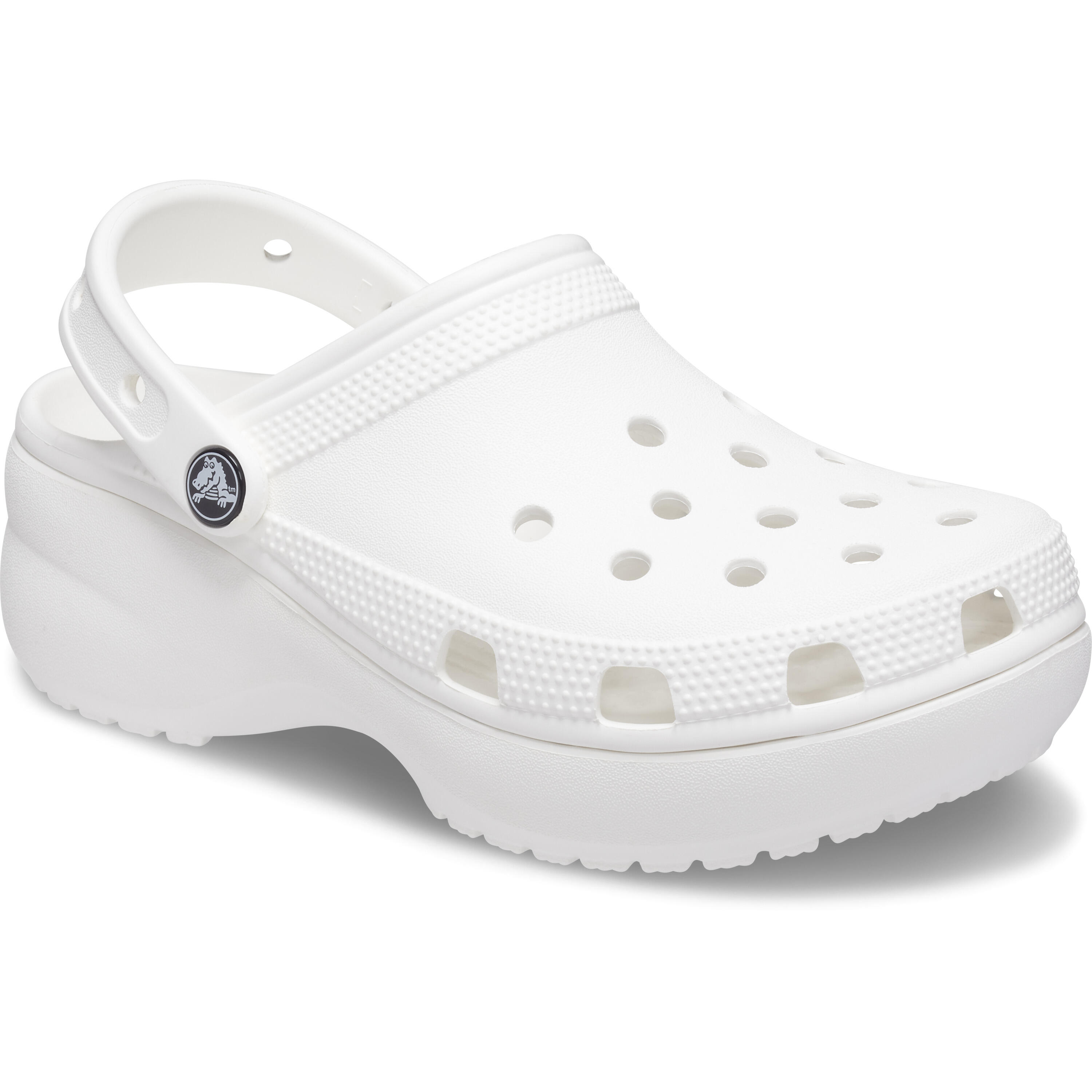 Chinelos Crocs Modelo Classic Platform Clog W Cor Branco 2/5