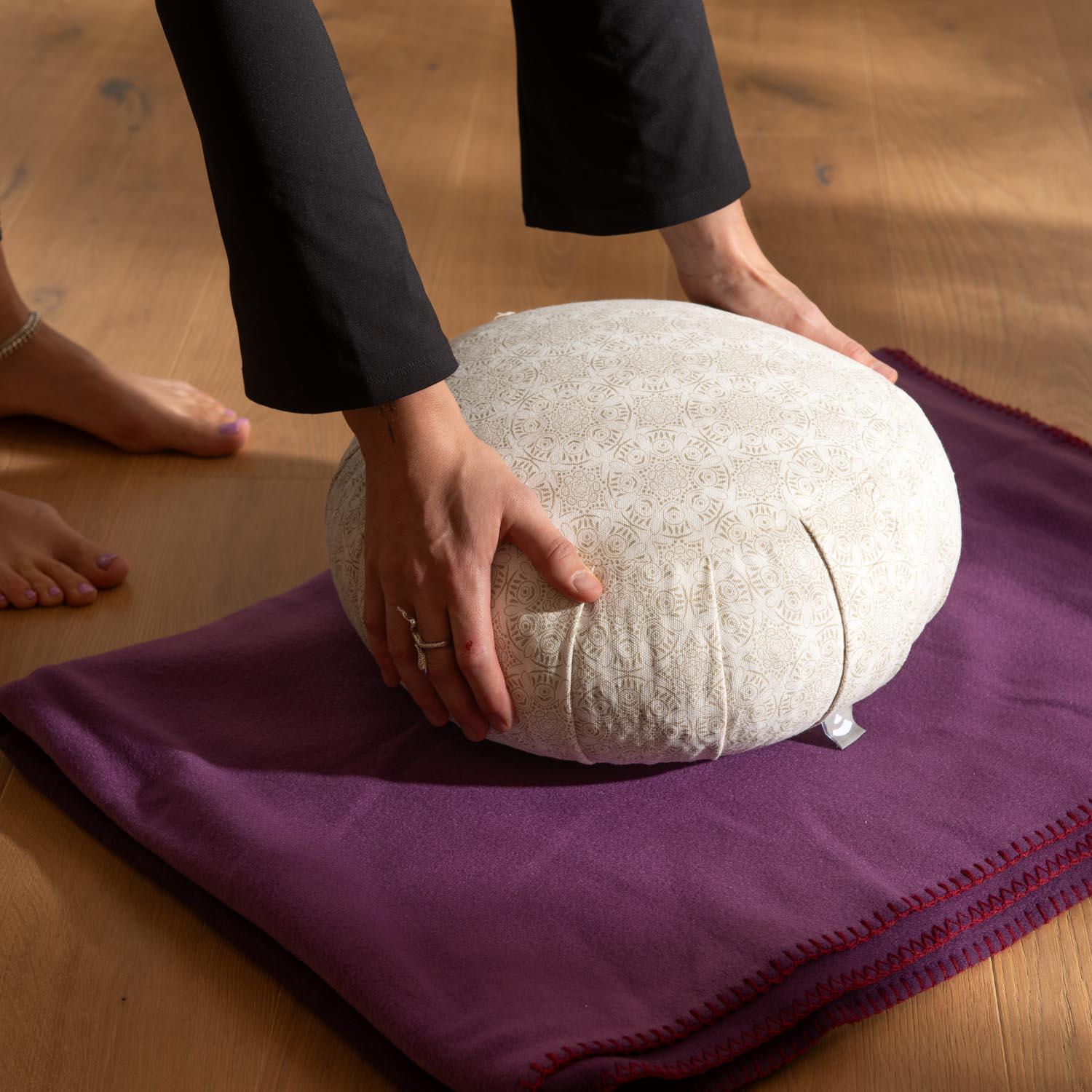 Meditační polštář Bódhi Zafu Maharadža 3/6