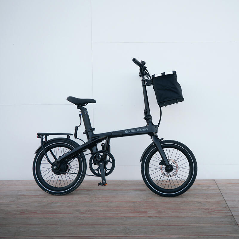 ADO CarbonePro Vélo électrique Pliant,Entraînement par Courroie EBike,GPS,NFC 6/7