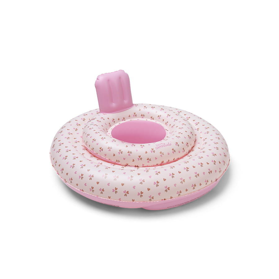 Swim Essentials Inflatable Baby Float - Cozy Heart, 0-1 yrs