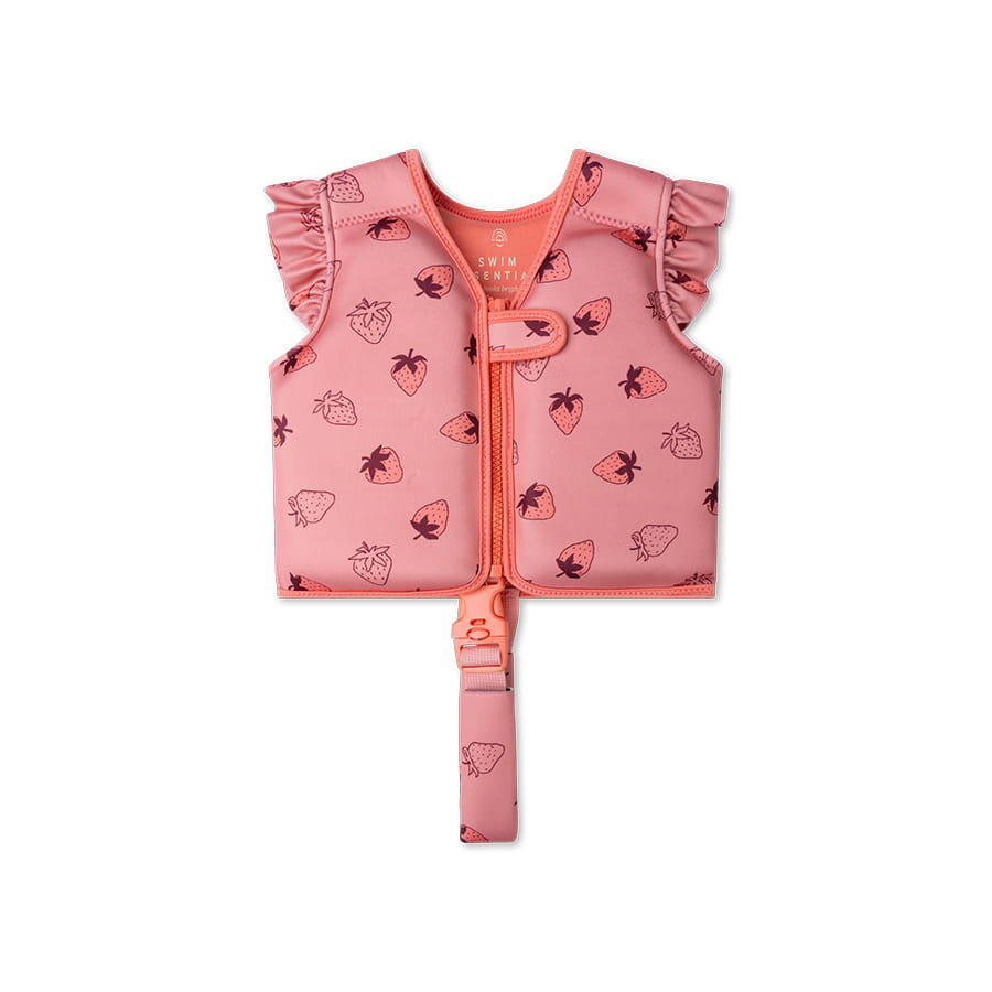 Swim Essentials Kids Swimming Vest - Strawberry Fields, 1-2 yrs