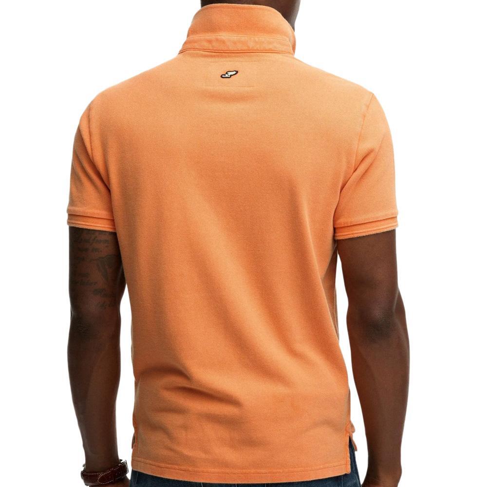 Superdry Men's Classic Pique Polo Shirt Orange 2/2
