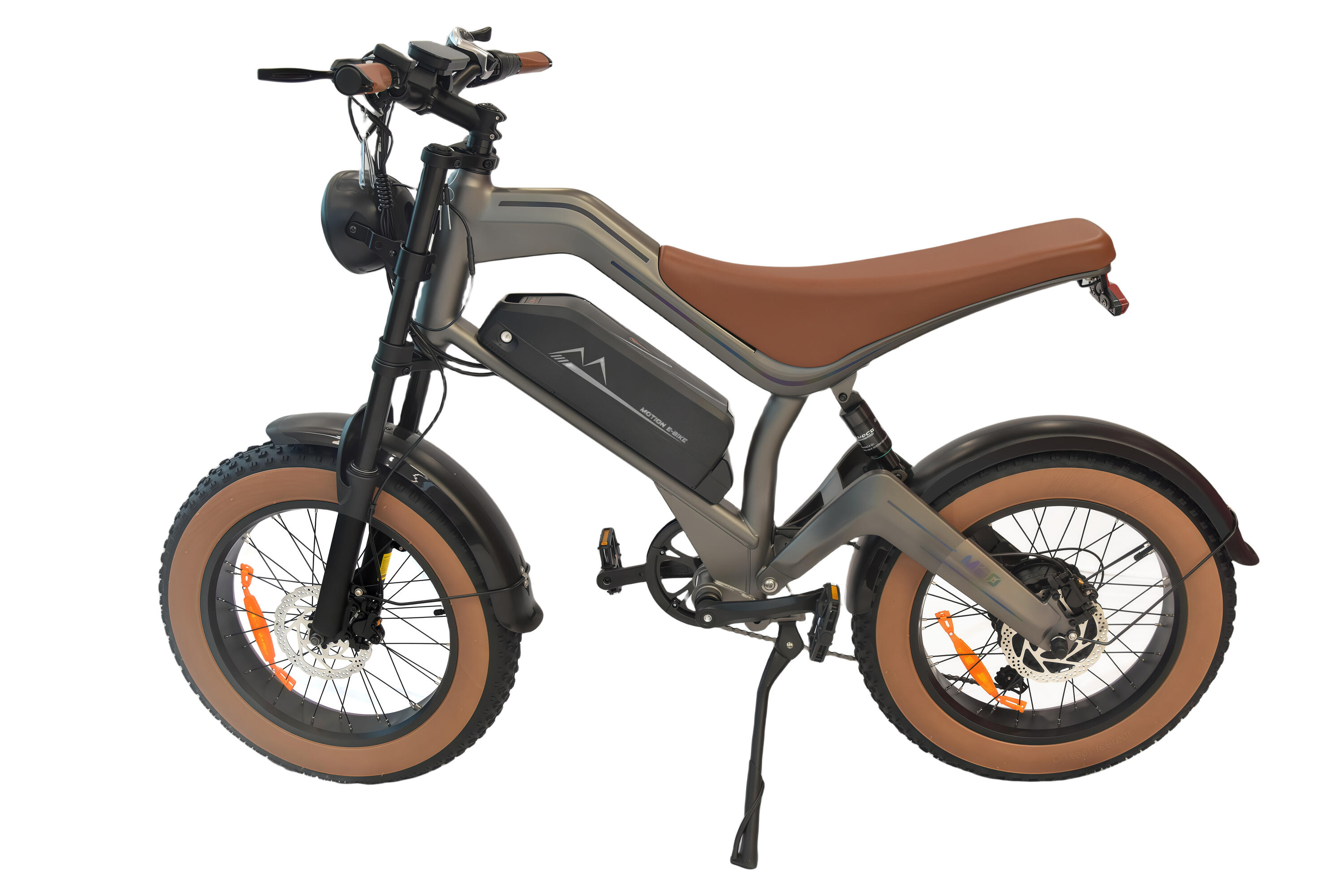 Vélo électrique tout-terrain DYU M20 avec pneus larges et batterie 48 V 18,2 Ah 6/7