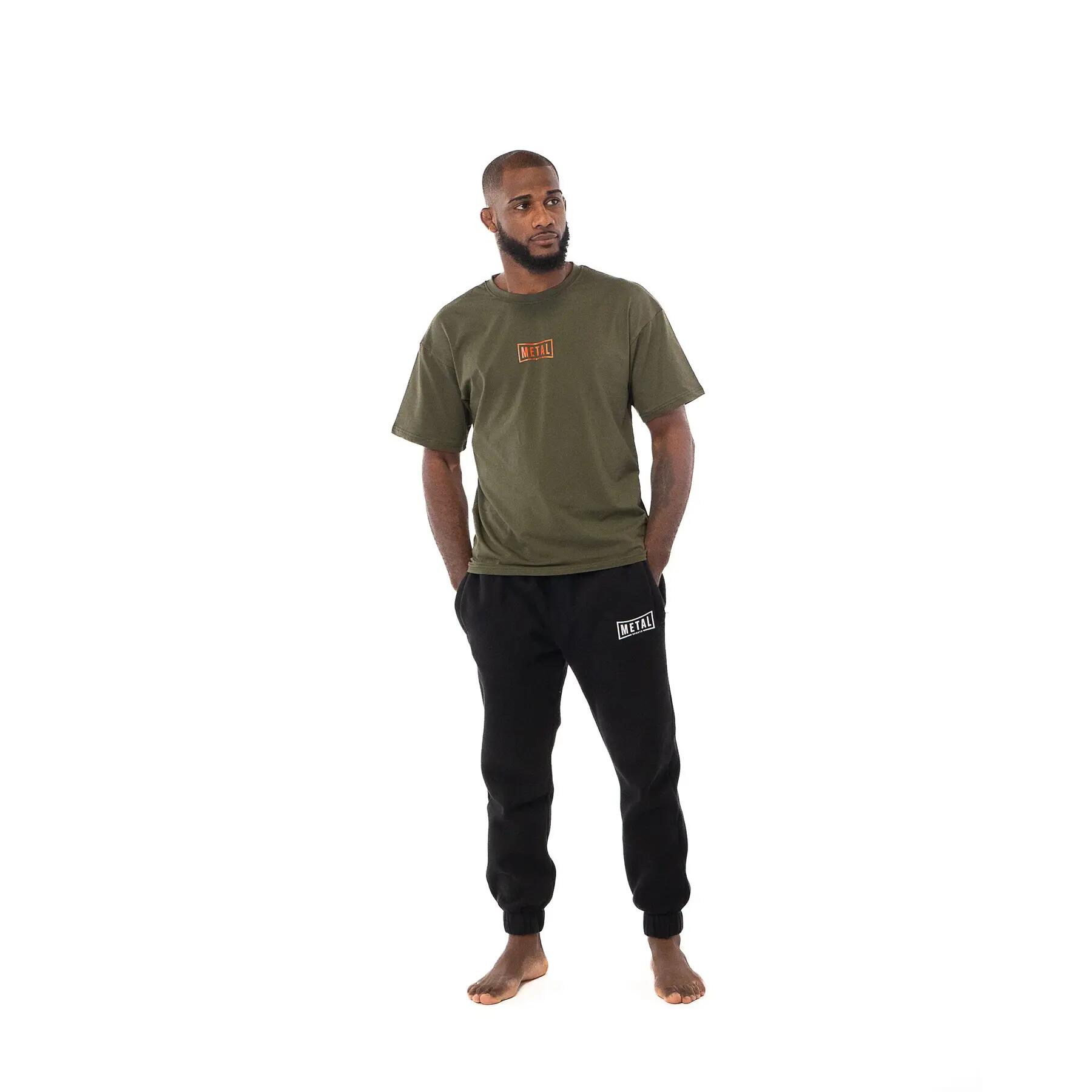 T-shirt coton Metal Boxe Olive XS 3/6