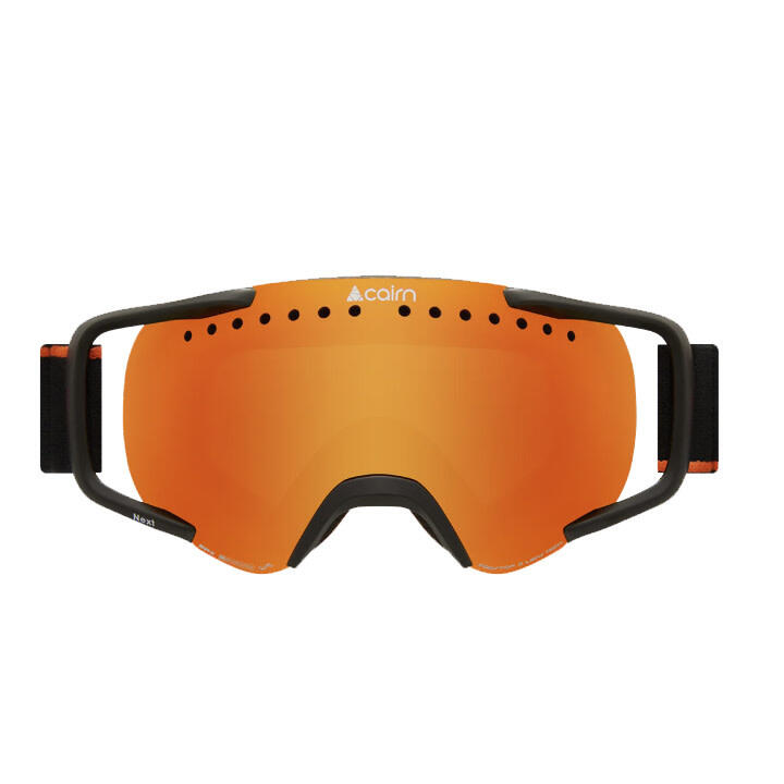 Skibril Kinderen, Unisex - CAIRN Next SPX3000 IUM - Mat Black/Orange 2/2