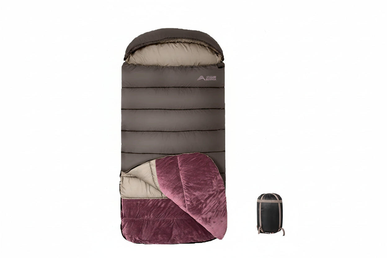 XL Winter Sleeping Bag Lightweight Wide Long Outdoor Camping