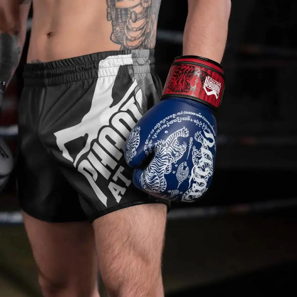 Phantom Boxhandschuhe Muay Thai Blau 14 oz 4/5